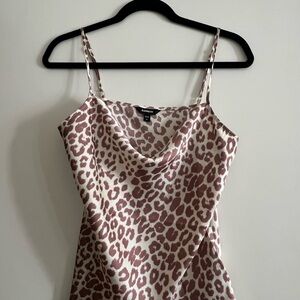 Express Animal Print Cowl Neck Camisole